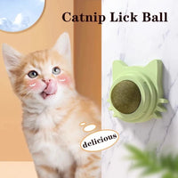 Interactive Cat Toy - Rotatable Catnip Ball