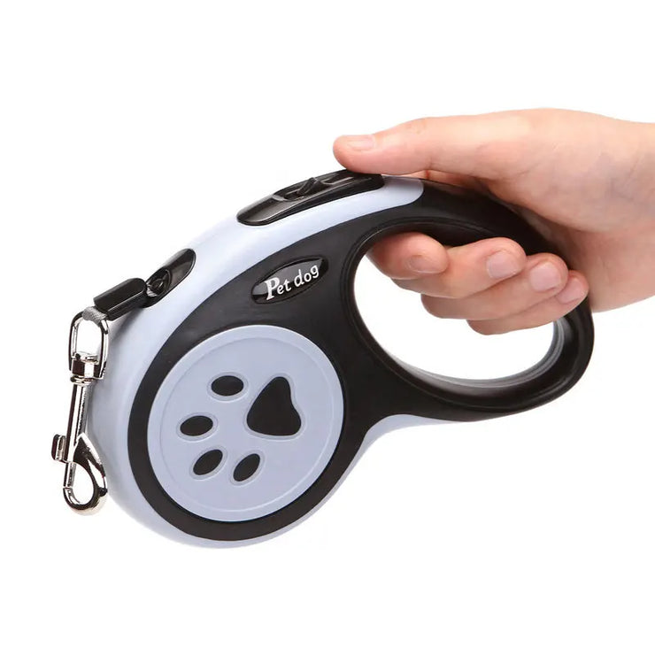 3-in-1 Retractable Leash (5m) | Auto-Lock, Cats & Small Dogs