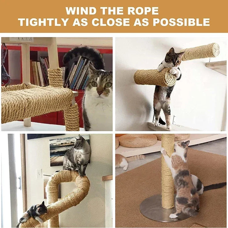 Interactive Cat Scratching Post - Sisal Rope