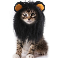 Kitten Halloween Cosplay Costume Wear Headgear Cute Pets Clothing Headdress Products Pet Dog Cat Lovely Lion Headdress