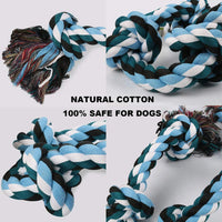 Dog Bite Rope Toys Pet Grind Tooth Toys Cotton Rope Material Harmless Dogs Tooth Cleaning Toys Pet Dog Rope Toys