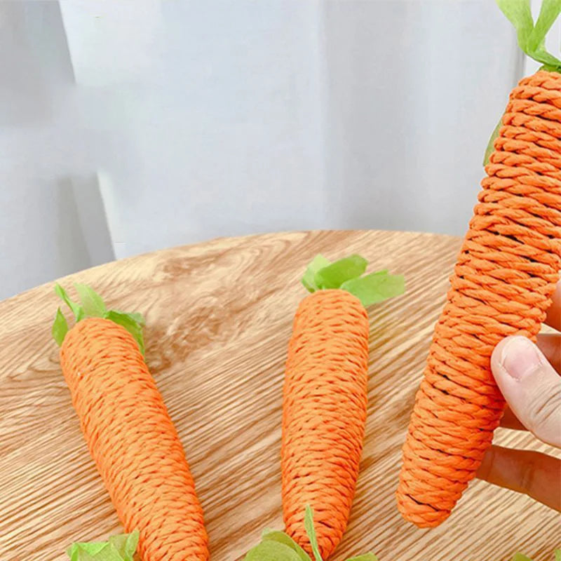 Squeaky Carrot Cat Toy