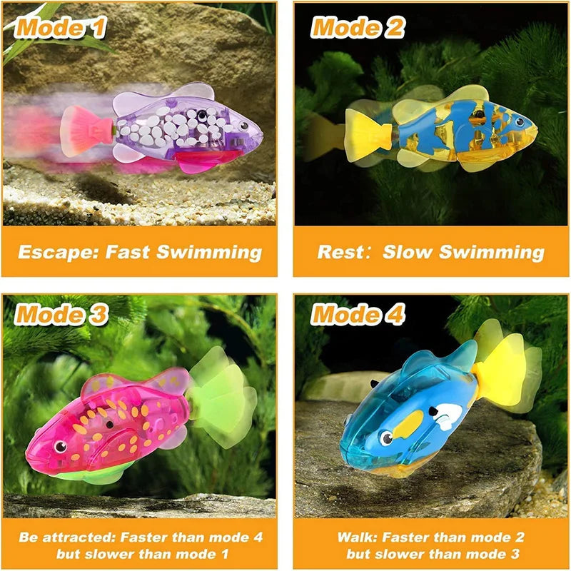 Swimming Robot Fish Toy - Indoor Pet Entertainment