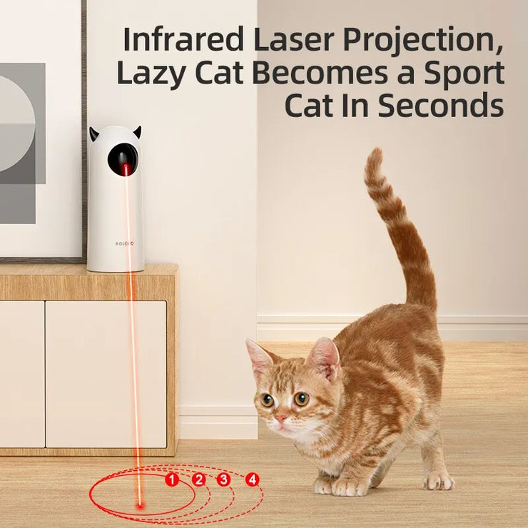 ROJECO Interactive Laser Cat Toy - Automatic & Smart