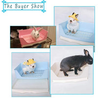 Large Rabbit Toilet Box Trainer Potty Corner Tray Litter with Drawer Pet Pan For Adult Hamster Guinea Pig Ferret Galesaur Bunny